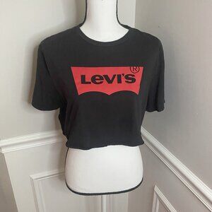 Levi's Crop Top size Large Black